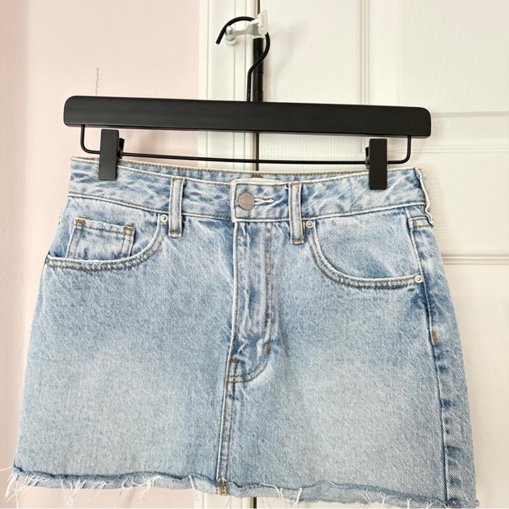 PacSun Blue Casual Mini Skirt